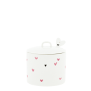 Zuckerdose "Little Flowers" rose von Bastion Collection