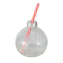 Trinkglas, Partybecher in Form einer Christbaumkugel